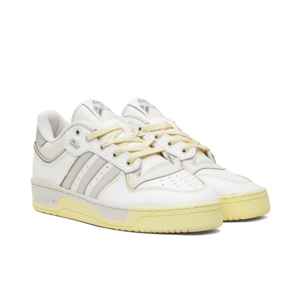 Adidas Originals Rivalry Low 86 Men’s Sneakers White and Beige sz 12